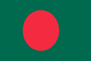 日本人男性が持てる国　バングラデシュ　国旗