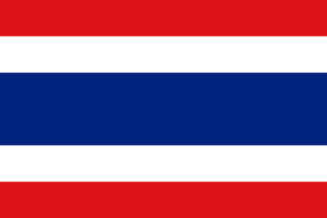 日本人男性が持てる国　タイ　国旗